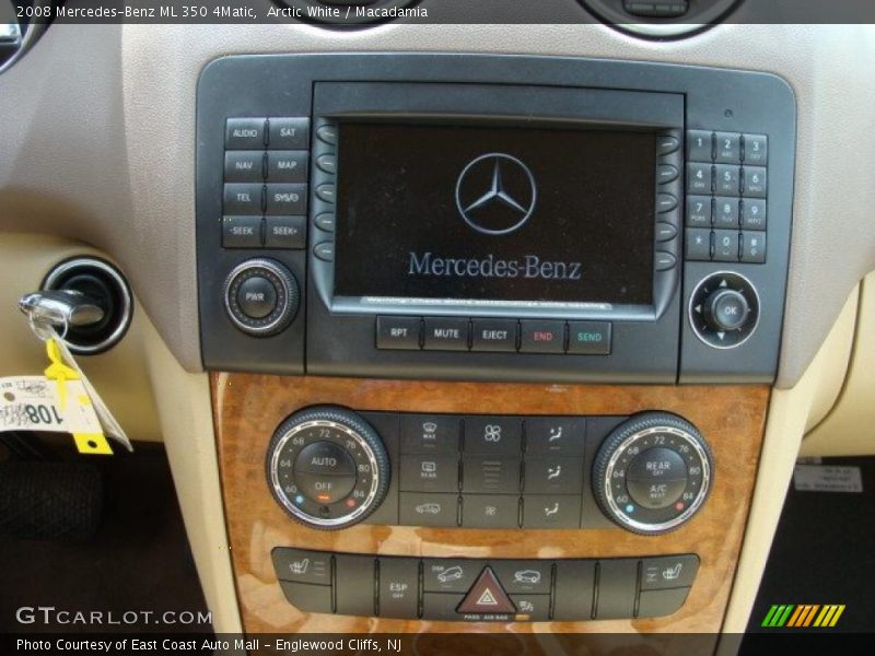 Arctic White / Macadamia 2008 Mercedes-Benz ML 350 4Matic