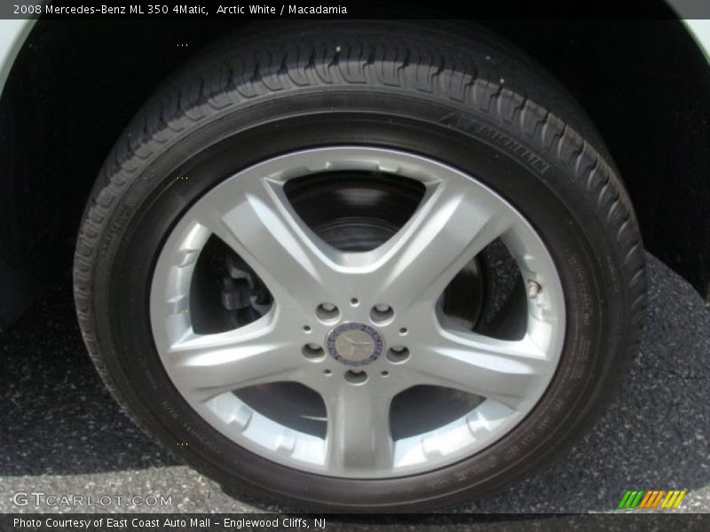Arctic White / Macadamia 2008 Mercedes-Benz ML 350 4Matic