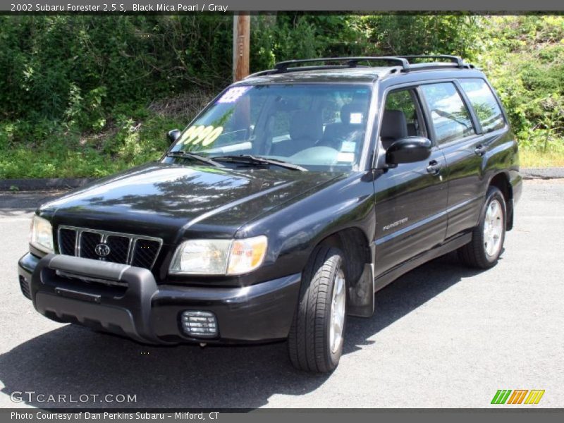 Black Mica Pearl / Gray 2002 Subaru Forester 2.5 S