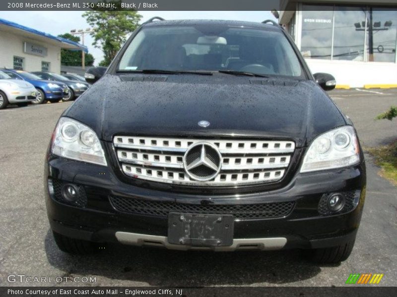 Black / Black 2008 Mercedes-Benz ML 350 4Matic