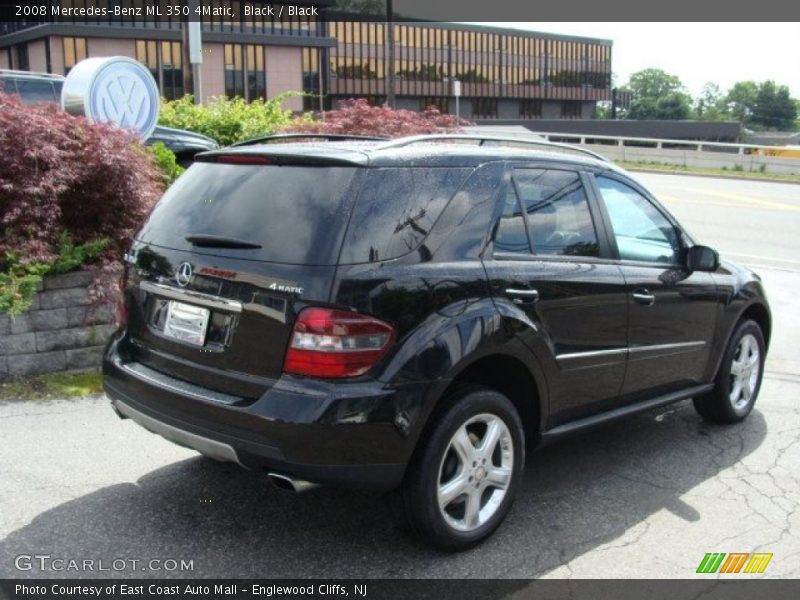 Black / Black 2008 Mercedes-Benz ML 350 4Matic