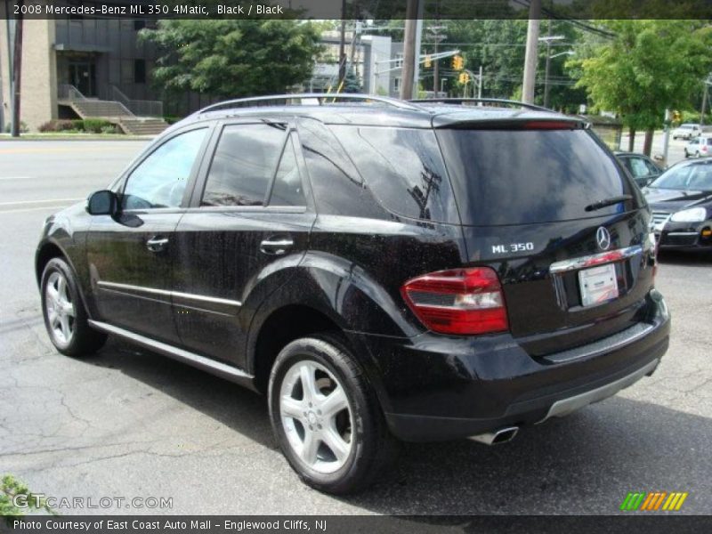 Black / Black 2008 Mercedes-Benz ML 350 4Matic