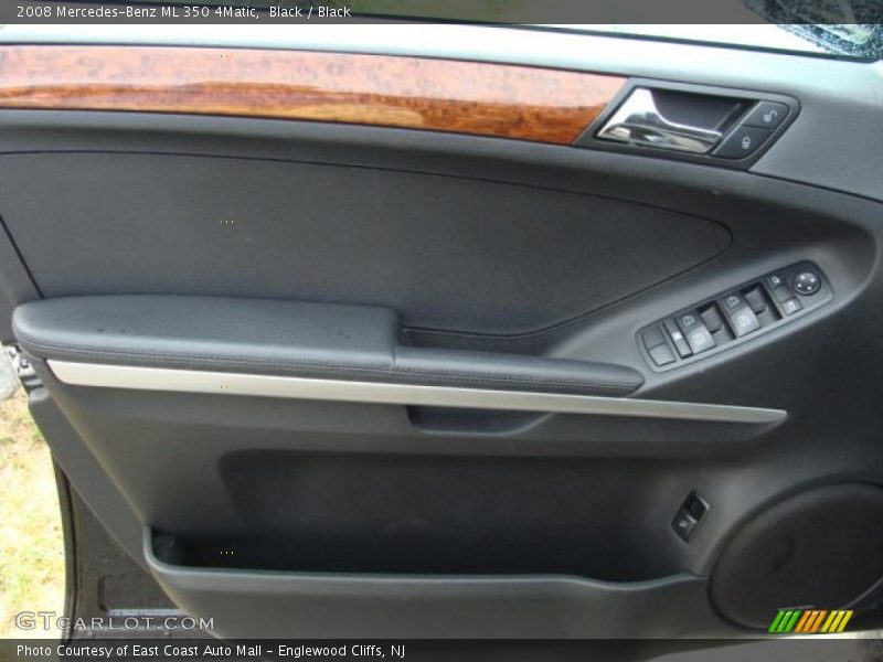 Black / Black 2008 Mercedes-Benz ML 350 4Matic