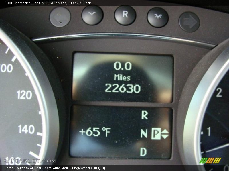 Black / Black 2008 Mercedes-Benz ML 350 4Matic