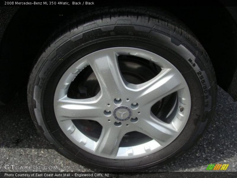 Black / Black 2008 Mercedes-Benz ML 350 4Matic