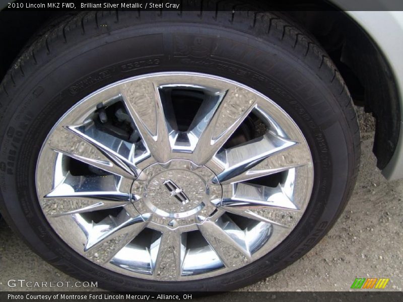 Brilliant Silver Metallic / Steel Gray 2010 Lincoln MKZ FWD