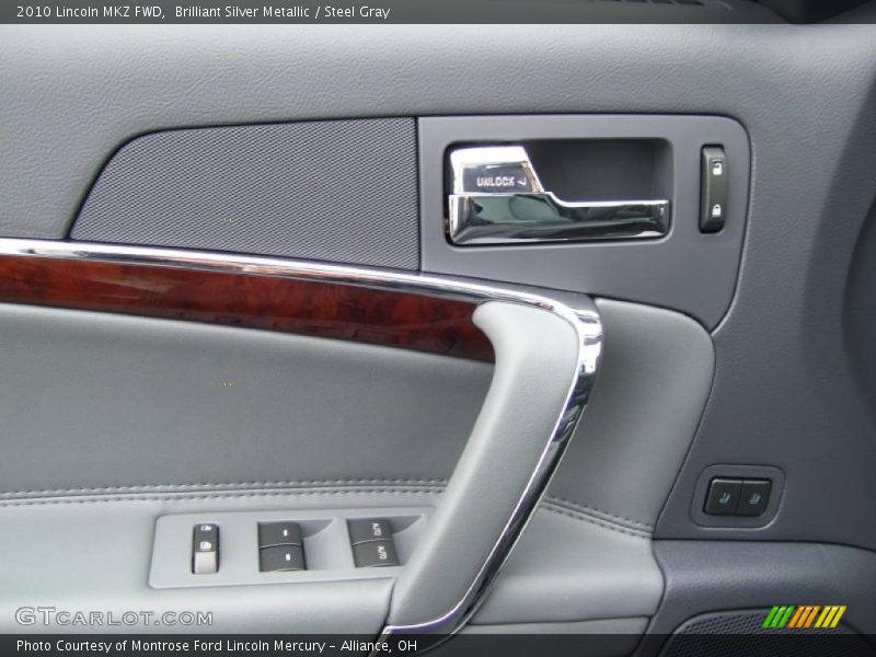 Brilliant Silver Metallic / Steel Gray 2010 Lincoln MKZ FWD