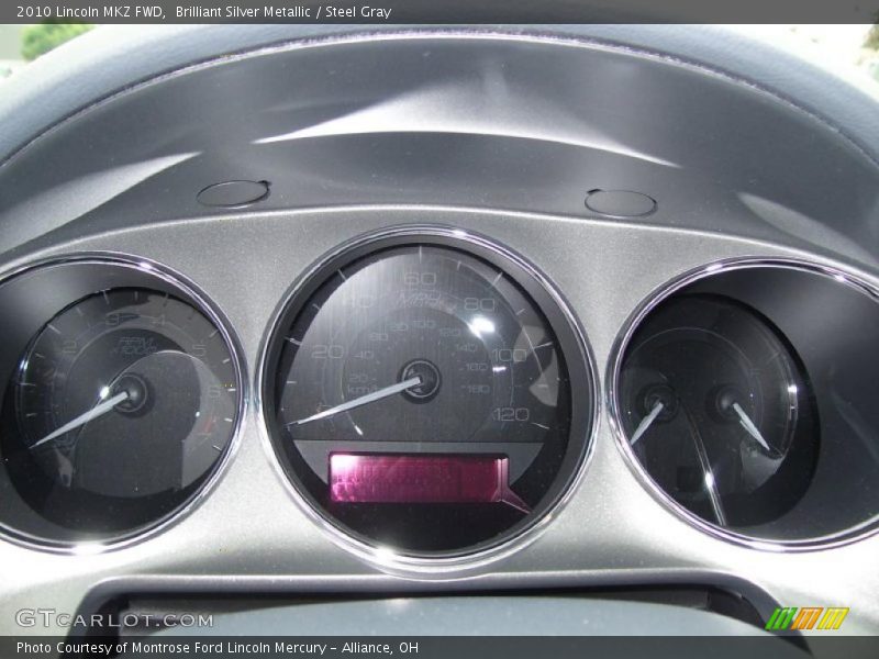 Brilliant Silver Metallic / Steel Gray 2010 Lincoln MKZ FWD