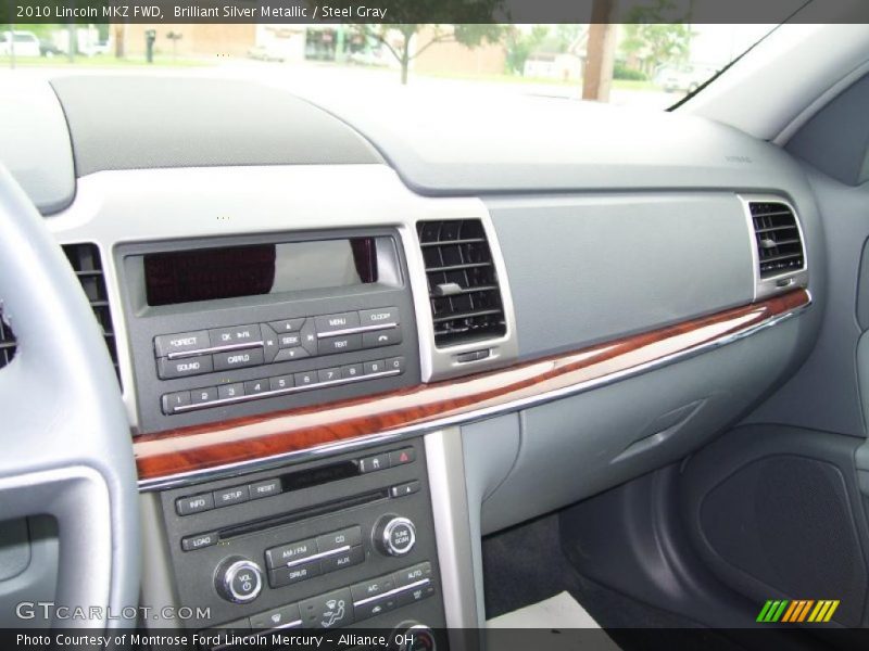 Brilliant Silver Metallic / Steel Gray 2010 Lincoln MKZ FWD