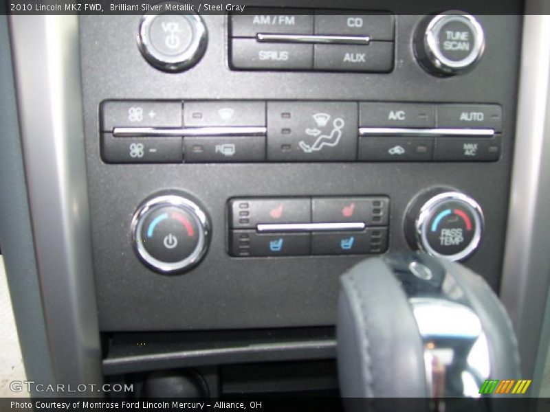 Brilliant Silver Metallic / Steel Gray 2010 Lincoln MKZ FWD