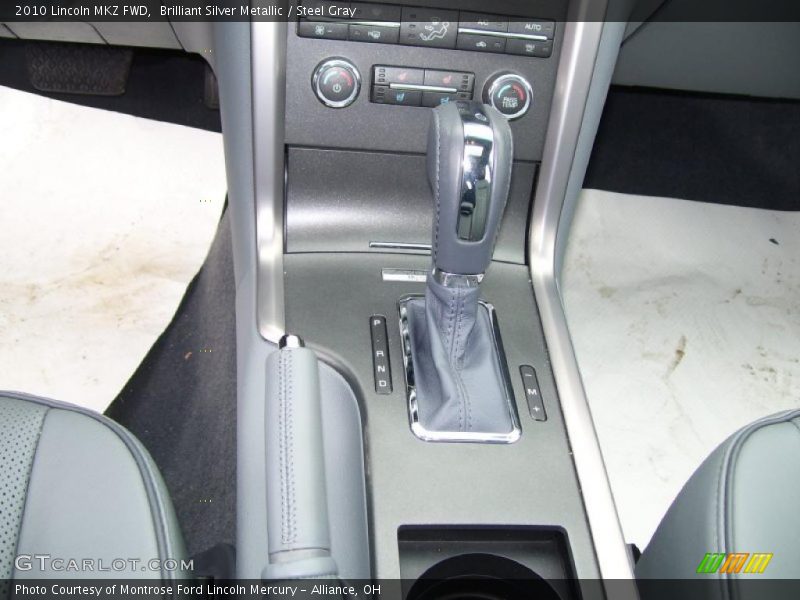 Brilliant Silver Metallic / Steel Gray 2010 Lincoln MKZ FWD