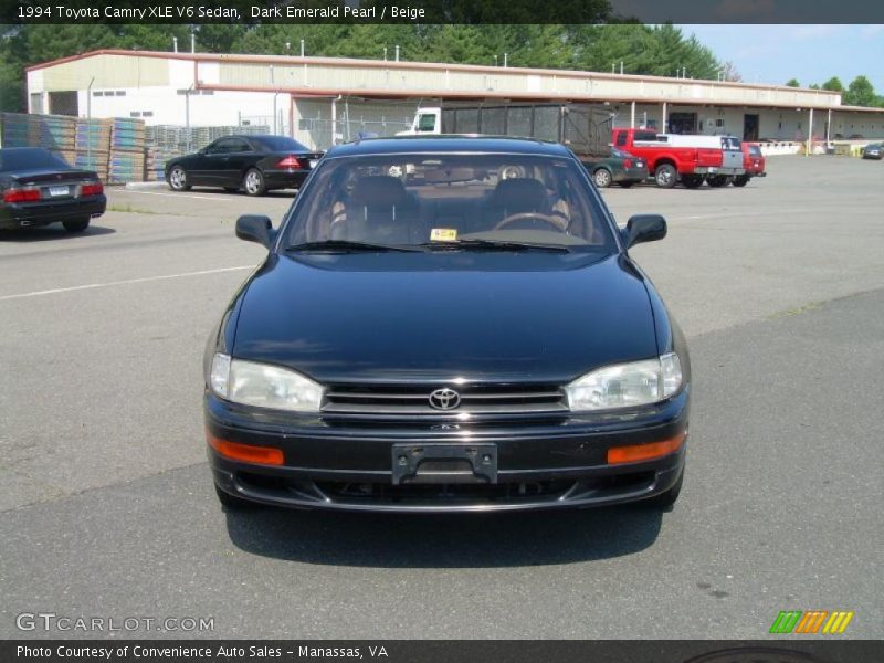 Dark Emerald Pearl / Beige 1994 Toyota Camry XLE V6 Sedan