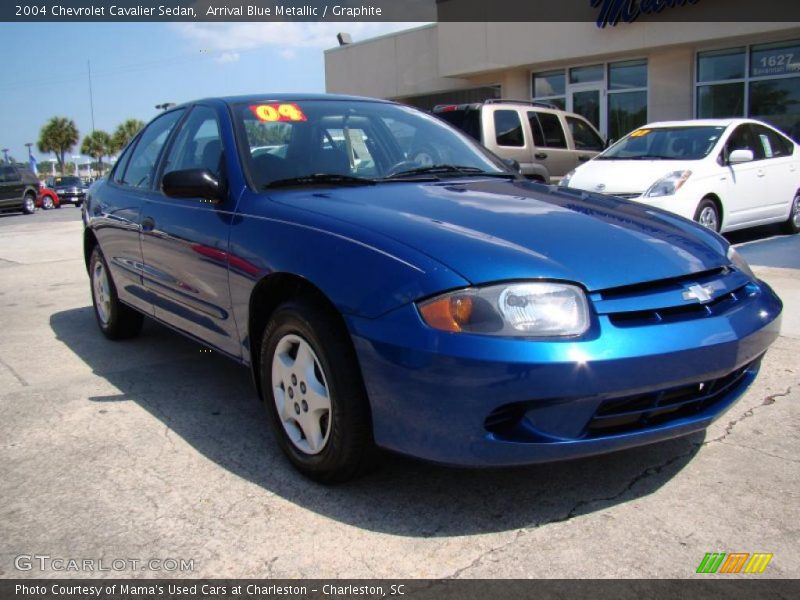 Arrival Blue Metallic / Graphite 2004 Chevrolet Cavalier Sedan