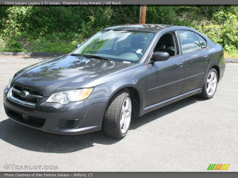 Diamond Gray Metallic / Off Black 2009 Subaru Legacy 2.5i Sedan