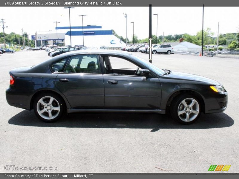 Diamond Gray Metallic / Off Black 2009 Subaru Legacy 2.5i Sedan