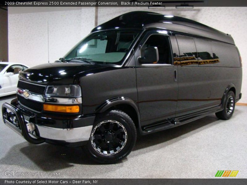 Black / Medium Pewter 2009 Chevrolet Express 2500 Extended Passenger Conversion