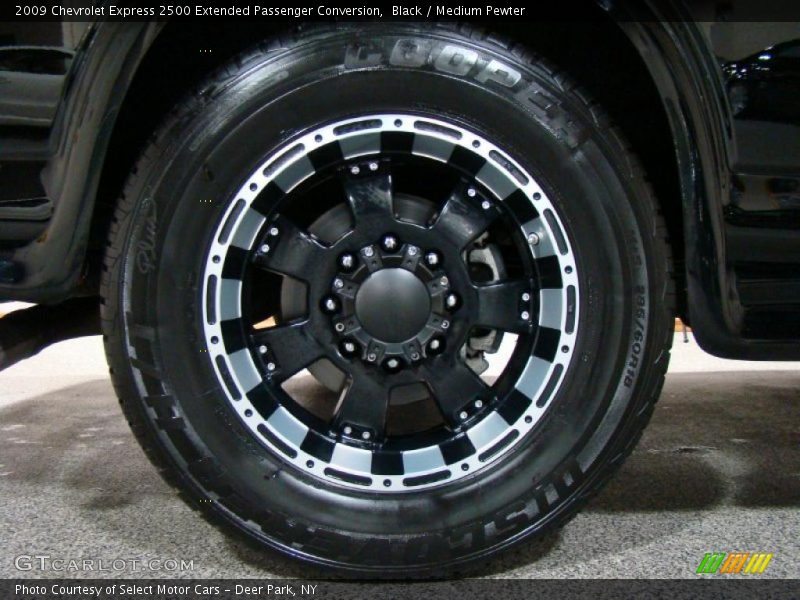 Black / Medium Pewter 2009 Chevrolet Express 2500 Extended Passenger Conversion