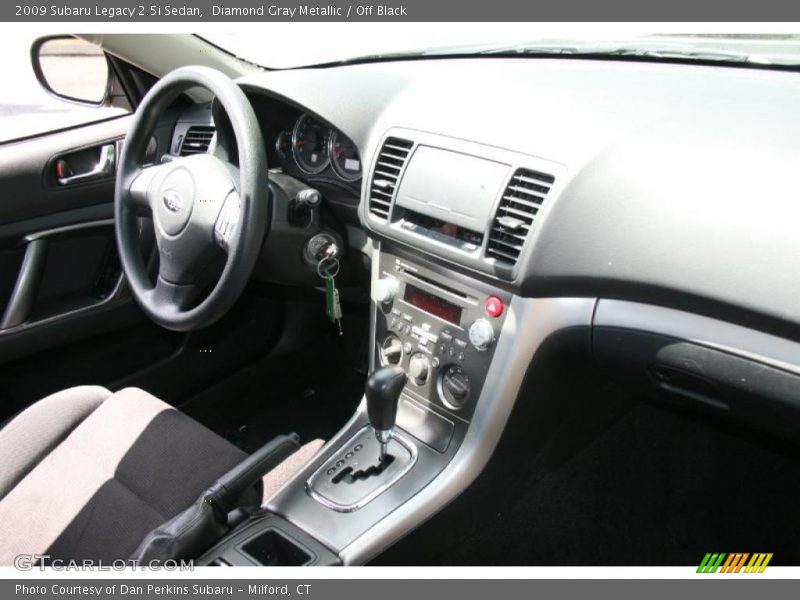 Diamond Gray Metallic / Off Black 2009 Subaru Legacy 2.5i Sedan