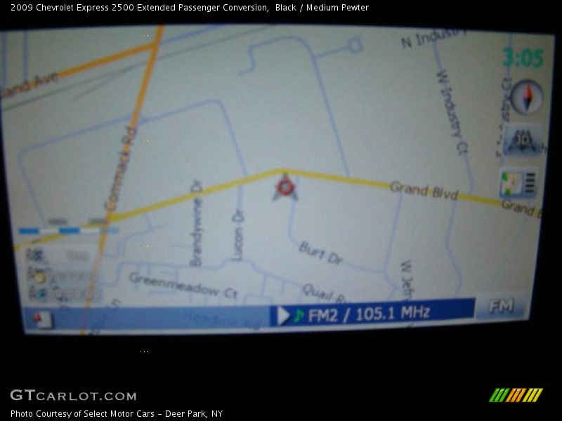 Black / Medium Pewter 2009 Chevrolet Express 2500 Extended Passenger Conversion