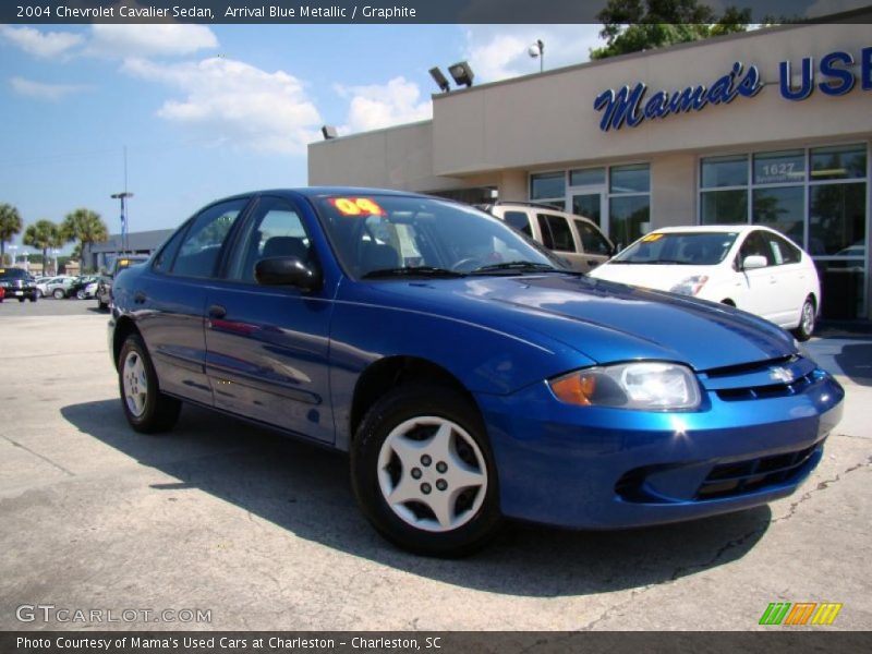 Arrival Blue Metallic / Graphite 2004 Chevrolet Cavalier Sedan