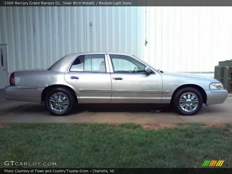 Silver Birch Metallic / Medium Light Stone 2006 Mercury Grand Marquis GS