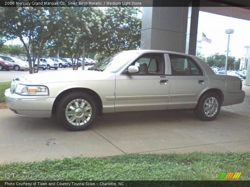 Silver Birch Metallic / Medium Light Stone 2006 Mercury Grand Marquis GS