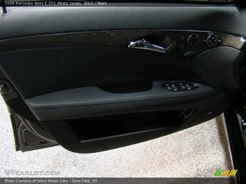 Black / Black 2008 Mercedes-Benz E 350 4Matic Sedan