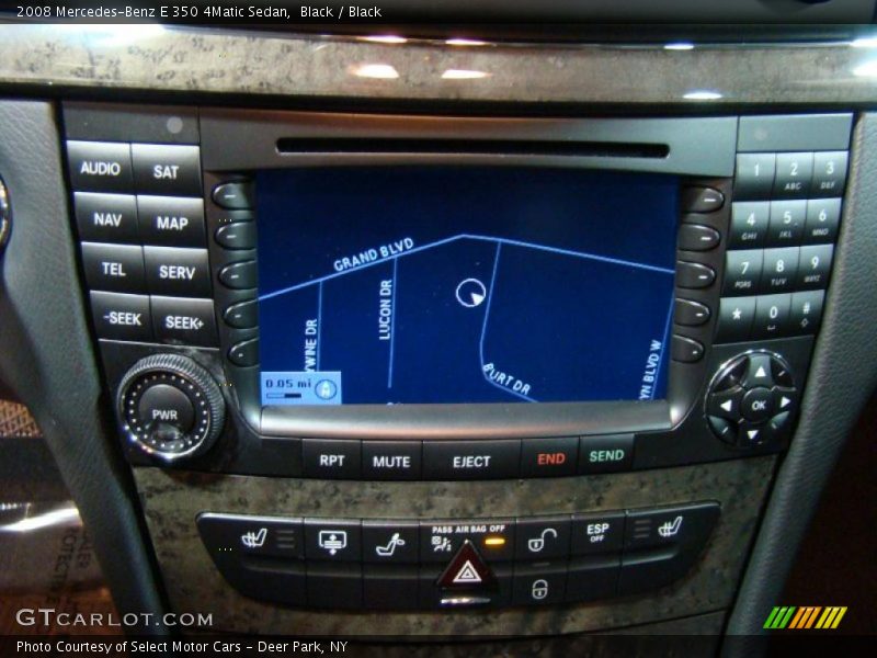 Black / Black 2008 Mercedes-Benz E 350 4Matic Sedan