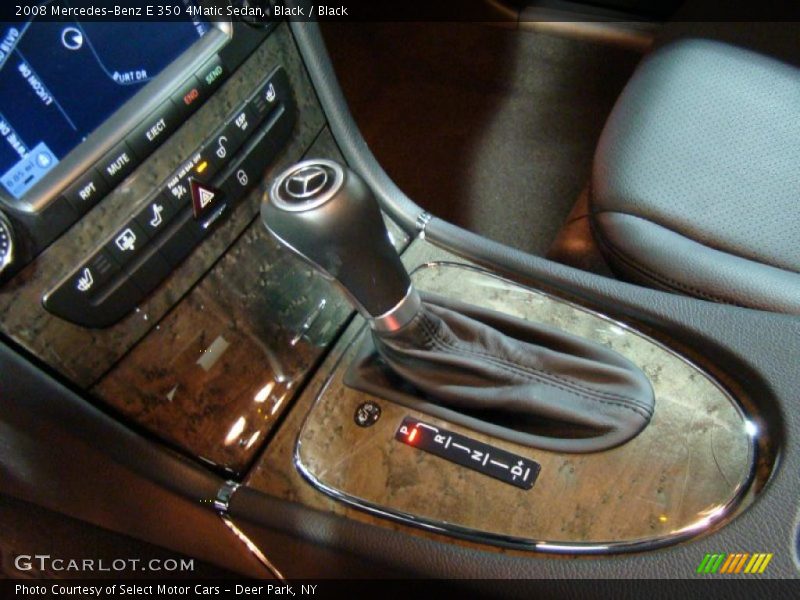 Black / Black 2008 Mercedes-Benz E 350 4Matic Sedan