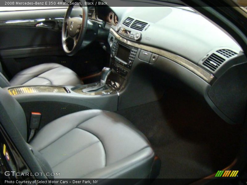 Black / Black 2008 Mercedes-Benz E 350 4Matic Sedan