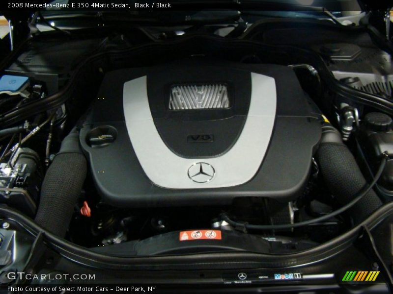 Black / Black 2008 Mercedes-Benz E 350 4Matic Sedan