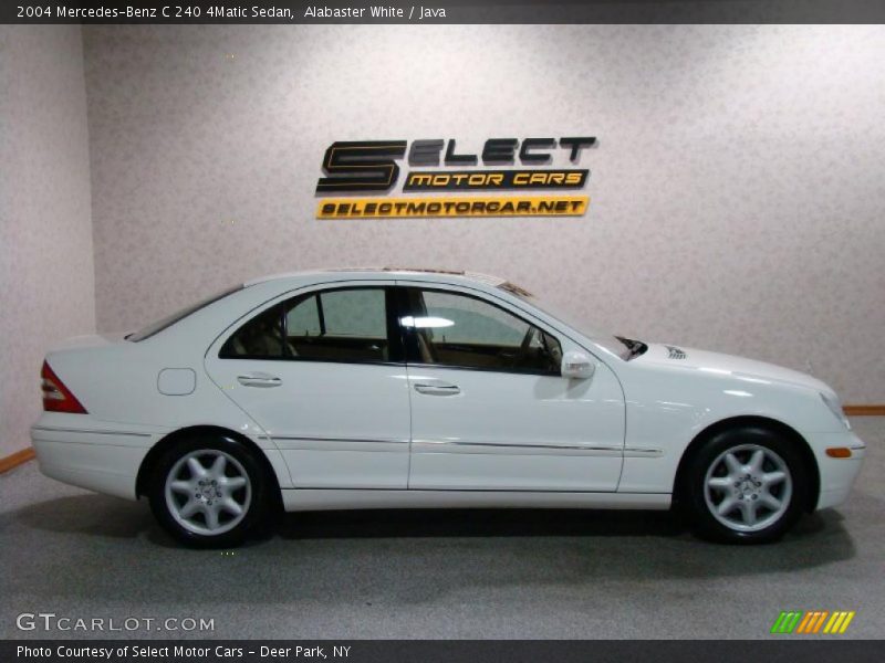 Alabaster White / Java 2004 Mercedes-Benz C 240 4Matic Sedan