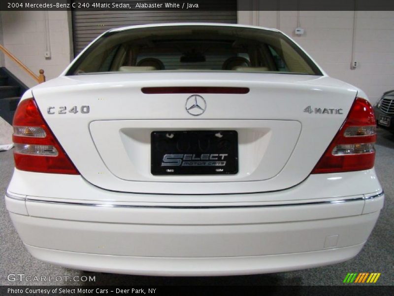 Alabaster White / Java 2004 Mercedes-Benz C 240 4Matic Sedan