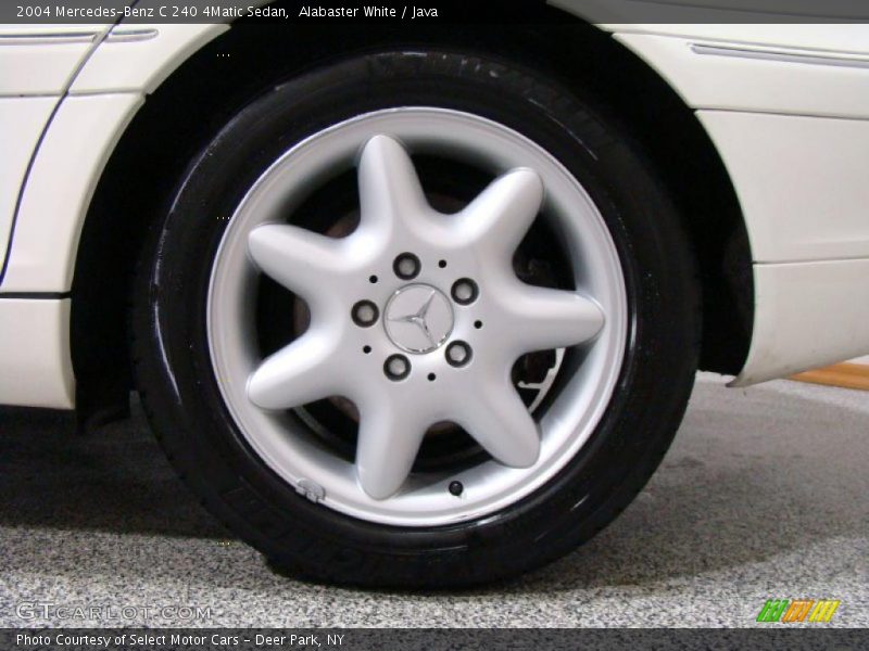 Alabaster White / Java 2004 Mercedes-Benz C 240 4Matic Sedan