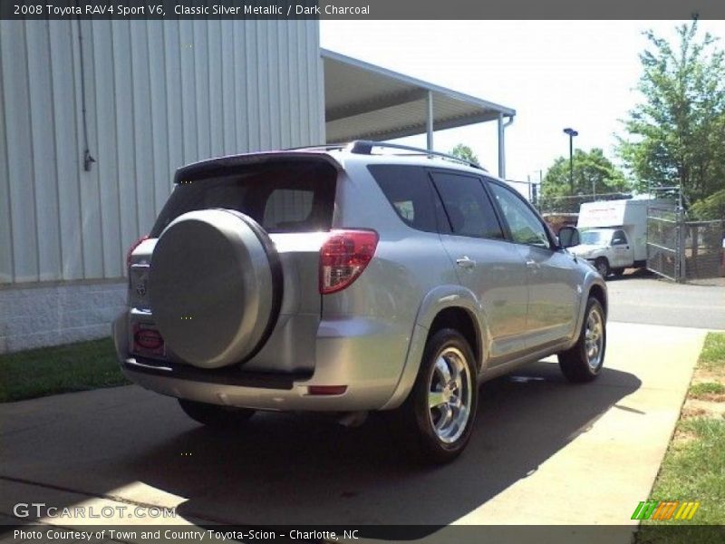 Classic Silver Metallic / Dark Charcoal 2008 Toyota RAV4 Sport V6