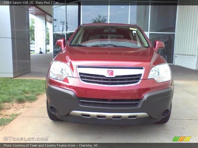 Ruby Red / Tan 2008 Saturn VUE XE