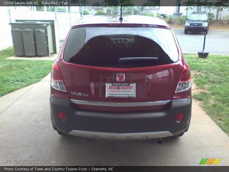 Ruby Red / Tan 2008 Saturn VUE XE