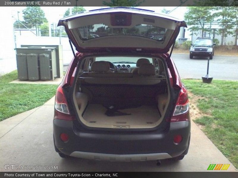Ruby Red / Tan 2008 Saturn VUE XE