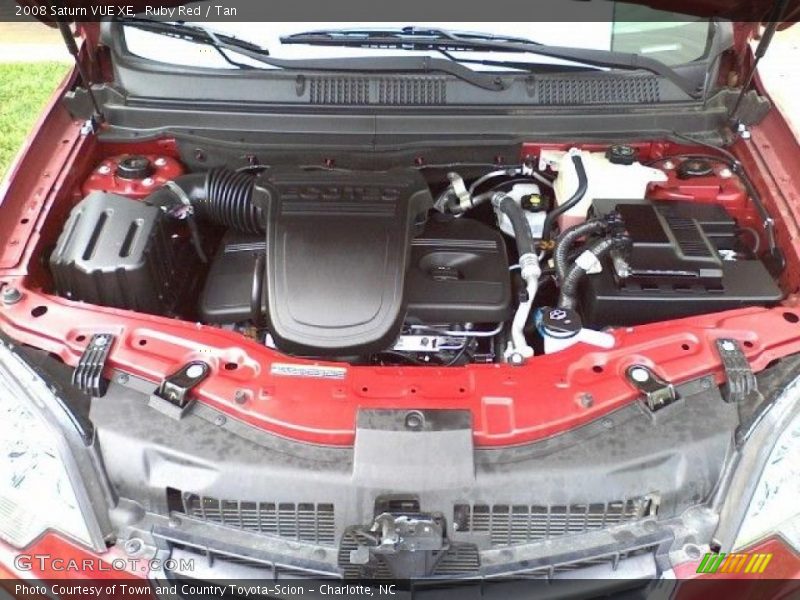 Ruby Red / Tan 2008 Saturn VUE XE