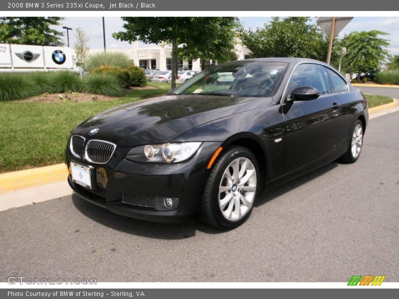 Jet Black / Black 2008 BMW 3 Series 335xi Coupe