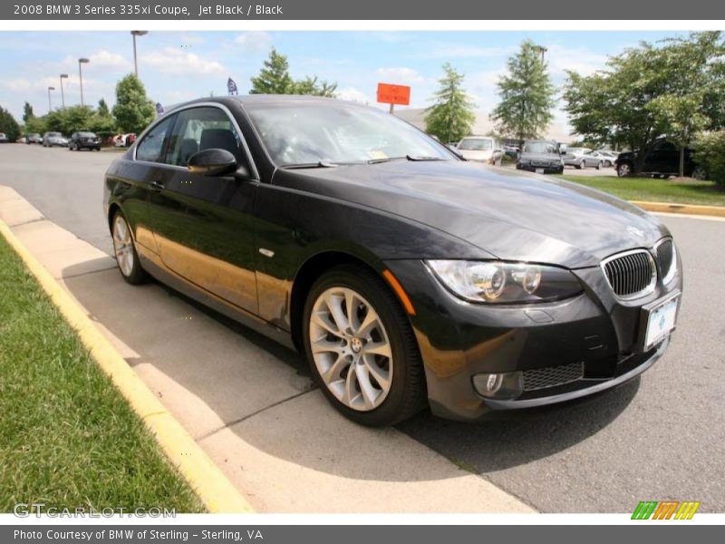 Jet Black / Black 2008 BMW 3 Series 335xi Coupe