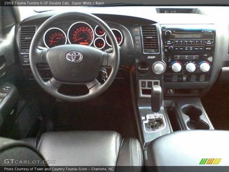 Super White / Black 2009 Toyota Tundra X-SP Double Cab