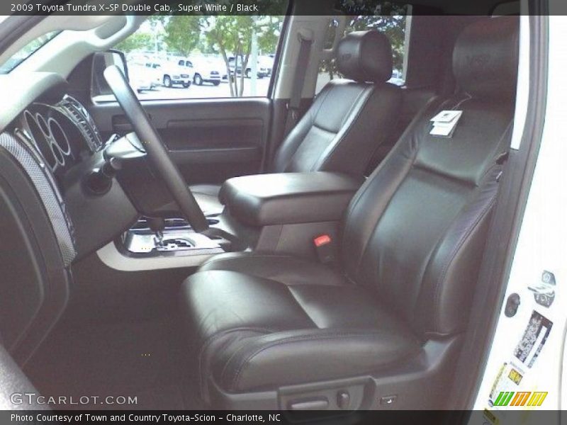 Super White / Black 2009 Toyota Tundra X-SP Double Cab