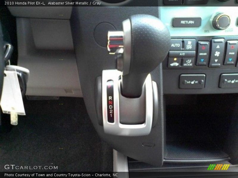Alabaster Silver Metallic / Gray 2010 Honda Pilot EX-L