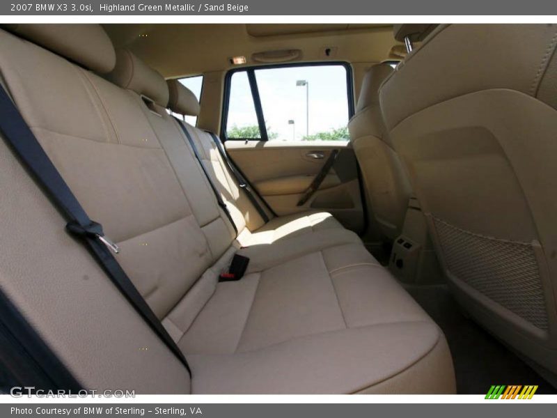Highland Green Metallic / Sand Beige 2007 BMW X3 3.0si