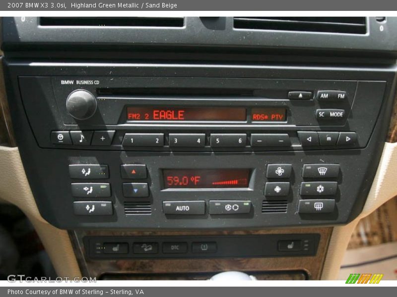 Highland Green Metallic / Sand Beige 2007 BMW X3 3.0si