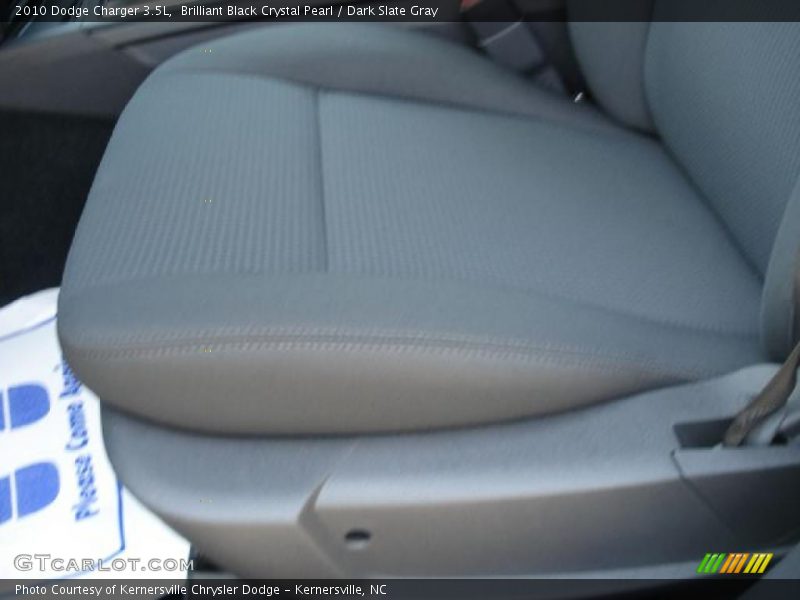 Brilliant Black Crystal Pearl / Dark Slate Gray 2010 Dodge Charger 3.5L
