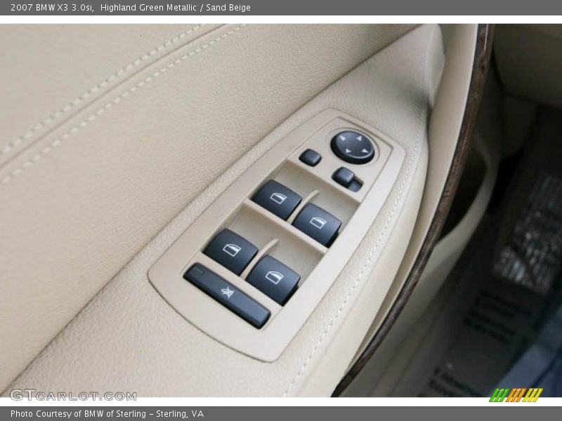 Highland Green Metallic / Sand Beige 2007 BMW X3 3.0si