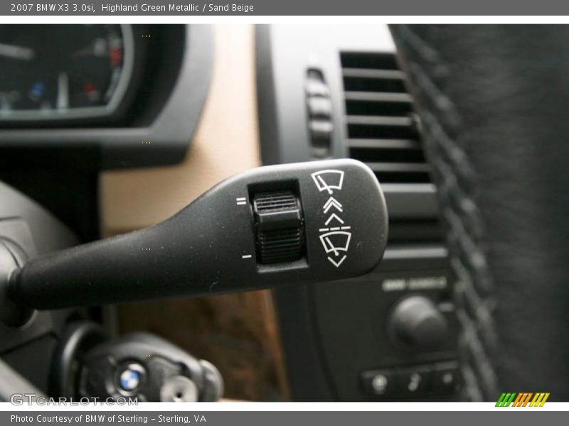 Highland Green Metallic / Sand Beige 2007 BMW X3 3.0si