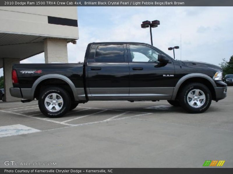 Brilliant Black Crystal Pearl / Light Pebble Beige/Bark Brown 2010 Dodge Ram 1500 TRX4 Crew Cab 4x4